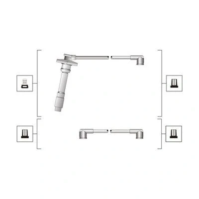 Immagine di MAGNETI MARELLI 941319170079 Kit Cavi Accensione OPEL: Astra F CC, Caravan
