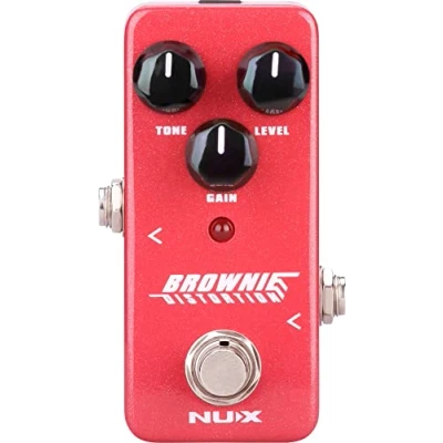 Immagine di NUX Brownie NDS 2 pedale distorsore analogico dal suono, Rosso