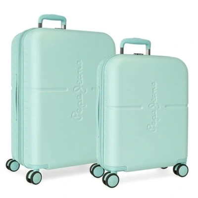 Immagine di Pepe Jeans Highlight Set di valigie, 48 x 70 28 cm, blu, 48x70x28 cms, valigie