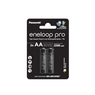 Immagine di eneloop pro HR06 Batteria ricaricabile Stilo (AA) NiMH 2500 mAh 1.2 V 2 pz.