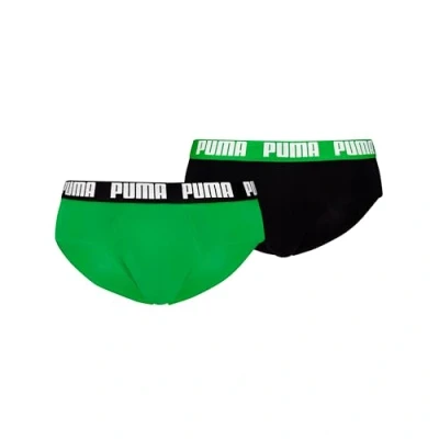 Immagine di PUMA Basic Boxer Shorts, Green Combo, S Uomo