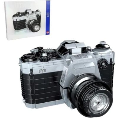 Immagine di Idee creative classiche Building Blocks Mini Bricks Set di costruzione per fotocamera digitale Giocattoli modello creativo adulti Micro Block fai da te 405 pezzi