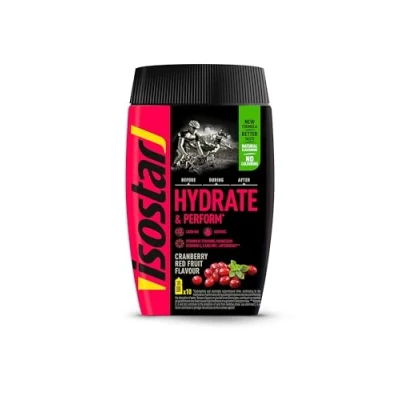 Immagine di ISOSTAD HYDRATE &amp; PERFORM CRANBERRY Preparato in polvere per bevanda isotonica Con elettroliti e carboidrati selezionati ottimo sport ed esercizio fisico prolungato Vitamina C 400 g