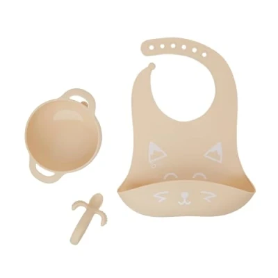 Immagine di Babymoov Set pappa 6 12 mesi 3 pezzi FIRST&#039;ISY Volpe beige