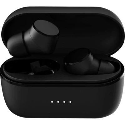 Immagine di Tie Studio TX6 Cuffie auricolari Bluetooth Nero headset con microfono, regolazione del volume, Resistente al sudore, idrorepellente