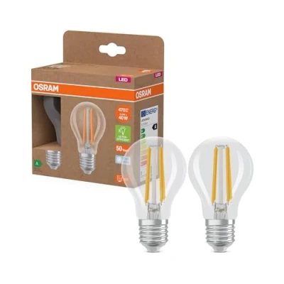 Immagine di OSRAM 4099854259715 LED (monocolore) ERP A (A G) E27 Forma di bulbo 2.2 W = 40 Bianco neutro (Ø x A) 60 mm 2 pz.