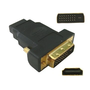 Immagine di Kalea INFORMATIQUE Adattatore Dati Video da HDMI 19 FEMMALE a DVI 24+1 Maschio (DVI D).