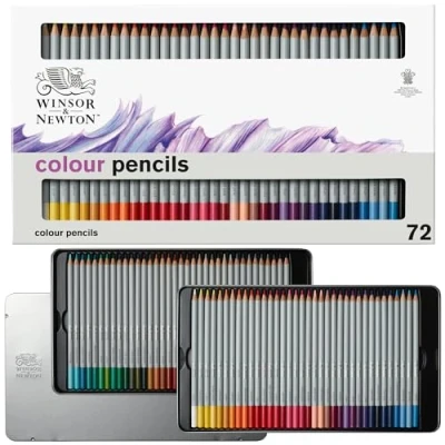 Immagine di Winsor &amp; Newton Studio Collection Set di 72 matite colori vivaci