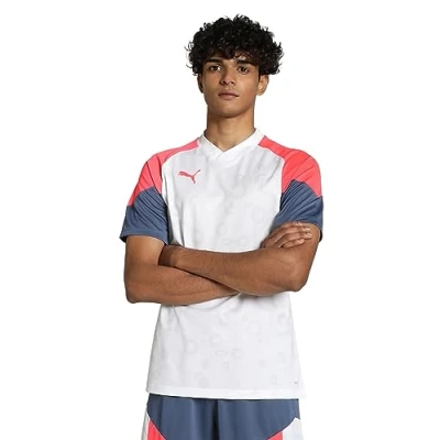 Immagine di PUMA Maglia Individualcup, Maglietta da Calcio Uomo, Orchidea a Fuoco Bianco, 3XL