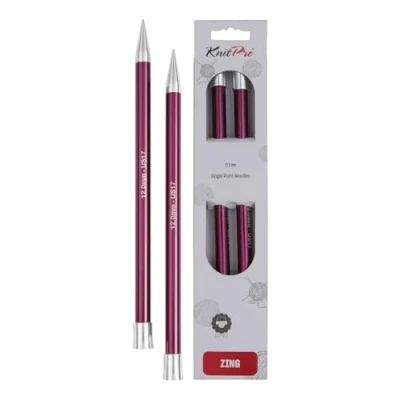 Immagine di KnitPro Zing: Pins: Single Ended: 25cm x 12.00mm, Alluminio, Multicolore, 12 mm