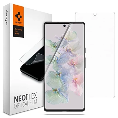 Immagine di Spigen NeoFlex Pellicola compatibile con Google Pixel 7 Pro, 2 Pezzi, TPU, Applicazione Bagnata, Custodia Compatibile, Alta Reattività, Anti graffio