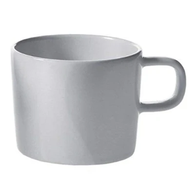 Immagine di A di Alessi AJM28/76 PlateBowlCup Tazza da caffè in porcellana bianca set 4
