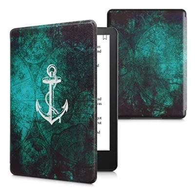 Immagine di kwmobile Cover per Kindle Paperwhite Custodia 6,8 Pollici 11 Generazione 2021 Copertina eReader eBook Reader Case Ancora