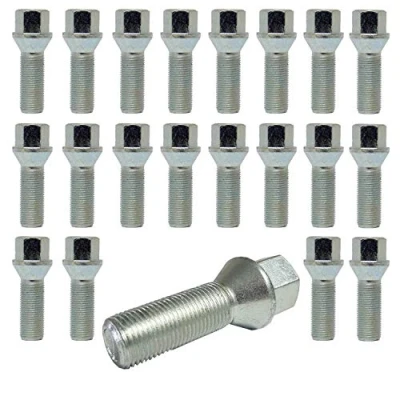 Immagine di TRACER 20 Bulloni Ruota Bullone Cono Cerchio Cintura M14x1,25 28mm compatibile con BMW 1er, 2er, 3er, 4er, 5er, 6er, 7er, X3, X5, X6