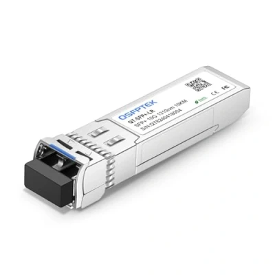 Immagine di QSFPTEK 10GBASE LR 10G SFP+ Modulo DDM LC Mini GBIC ricetrasmettitore per Cisco SFP LR, Ubiquiti UF SM 10G, Mikrotik
