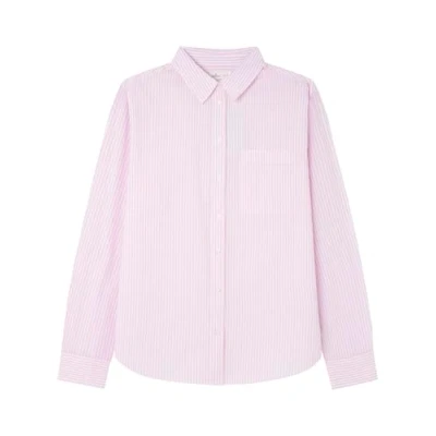 Immagine di SPRINGFIELD 3.t.a. Camisa Oversize Popelin Camicia, Rosa Chiaro, M Donna
