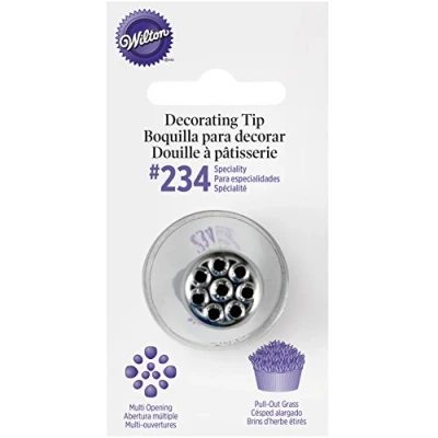 Immagine di Wilton 0261876 Cornetto Multiforo 234, Acciaio, Argento, 4.06x4.57x9.5 cm