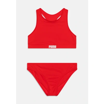 Immagine di Puma SWIM Girls Racerback Bikini per bambini, Taglia: 128, Red