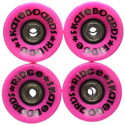 Immagine di Ruote Morbide Cruiser Ridge 59 mm 78A Pu W Abec 7 Cuscinetti Set di 4 Pezzi, Rosa