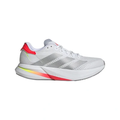 Immagine di adidas Performance Duramo Speed 2 Scarpe da corsa su strada, Donna, Taglia: 38, Footwear white/silver metallic/lucid red Tessuto / sintetico