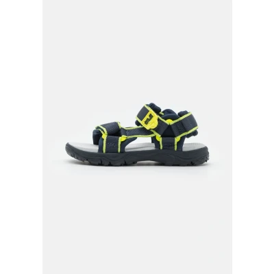 Immagine di Jack Wolfskin Seven SEAS Sandali da trekking per bambini, Taglia: 30, Blue/lime Tessuto