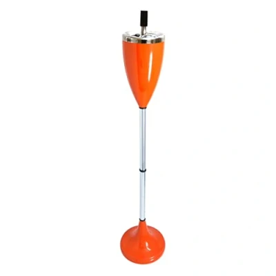 Immagine di Starlet24, posacenere da terra con piedistallo, per interni ed esterni Colore: arancione.