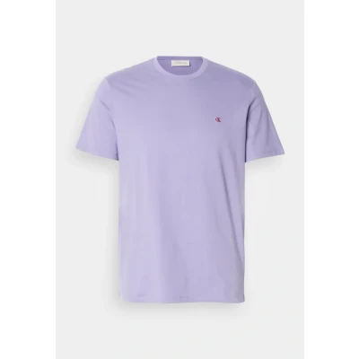 Immagine di Calvin Klein Uomo T Shirt Maniche Corte Classic Monogram Tee con Scollo Rotondo, Viola (Daybreak), XL