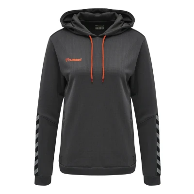 Immagine di Hummel Hmlauthentic Felpa con cappuccio, Donna, Taglia: Medium, Asphalt