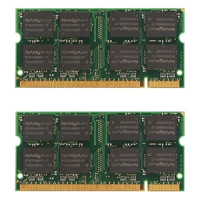 Immagine di BRIUERG 2X DDR 1 GB RAM per computer portatile Sodimm 333 MHz PC 2700 200 pin Notebook Memoria
