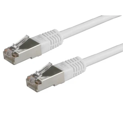 Immagine di Roline 21.15.0105 RJ45 cavo di rete, patch CAT 5e F/UTP 5.00 m Grigio 1 pz.