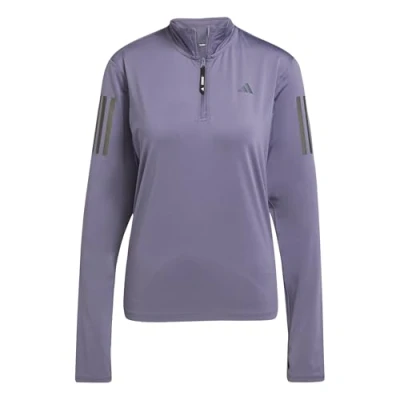 Immagine di adidas Donna Own The Run Half Zip Jacket, Preloved Violet, XS