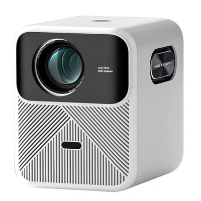 Immagine di WANBO Mozart 1 Full HD Native 1080P, 4K HDR, 900 ANSI HDMI Arco, Proiettore per la casa, Android 2G+32G Auto (Focus + Keystone Ostacle Avoidance) Antipolvere 16W Speaker WiFi 6, BT