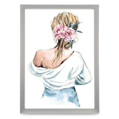 Immagine di Hama Cornice portafoto in alluminio, argento, 10 x 15 cm