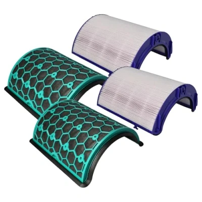 Immagine di vhbw Set di filtri (2 Pezzi) Compatibile con Dyson Cool TP07, TP08, TP7A purificatore d&#039;Aria Filtro HEPA, ai Carboni Attivi