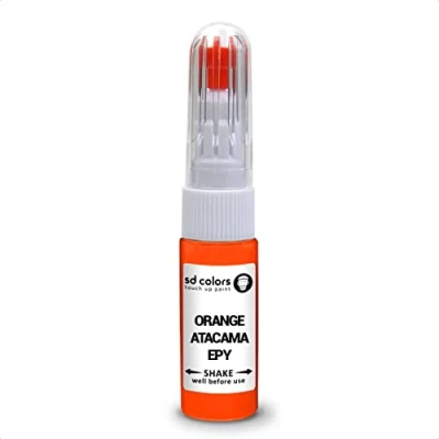 Immagine di SD COLORS ARANCIO ATACAMA EPY compatibile con RENAULT New Touch Up Paint Pen Kit di riparazione 20 ML GRAFFIO SPAZZOLA COLORE CODICE