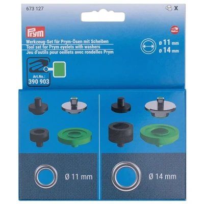 Immagine di Prym (11 14mm) Attrezzo Impostato per Occhielli 8 Pezzi