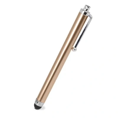 Immagine di OcioDual Penna per Touch Screen, Dorato, Compatibile con Telefono Cellulare Smartphones, Tablets, Monitor, Puntatore Universale in Metallo, Punta Gomma, Sensibile, Pen Stylus, Stilo