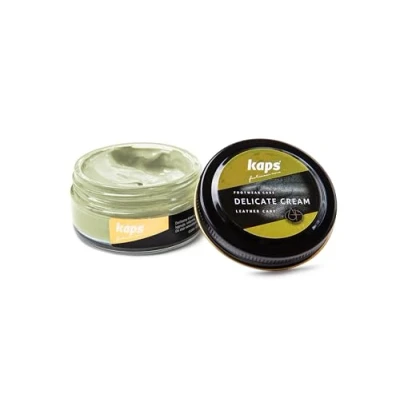 Immagine di Kaps Crema per la Cura delle Scarpe, Intensiva e Nutrimento Pelle, Delicate, 70 Colori (173 Verde Pallido)
