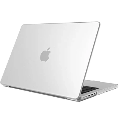 Immagine di FINTIE Custodia Compatibile con MacBook Pro 14&quot; (2024 2021) M4 M3 M2 M1 Pro/Max Cover Rigida Protettivo Guscio Case, Trasparente(Opaca)