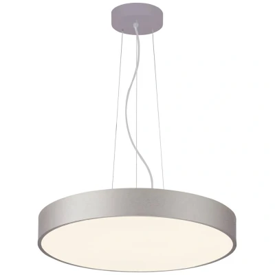 Immagine di Deko Light Lampada LED a sospensione Menkar, color argento, Ø 60 cm, CCT, up/down