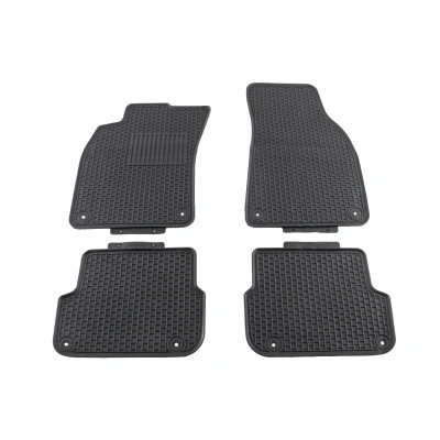 Immagine di VAICO V10 6840 Set tappetino Gomma anteriore e posteriore 4 nero Su misura AUDI: A6 C6 Avant, Allroad