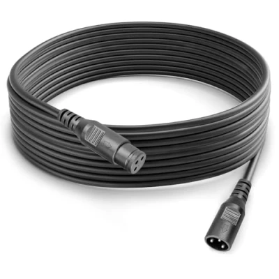 Immagine di wecan Cavo Dmx 3 Poli Xlr 5m Cannon Cavi per Luci di Scena, Pin Cable Connettore Palco, Collegamento del Segnale a Teste Mobili o Par LED