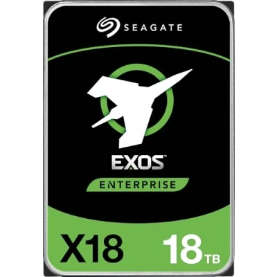 Immagine di Seagate Exos X18 Enterprise, HDD da 18 TB, CMR 3.5&quot;, Hyperscale SATA 6 GB/s, 7200 giri/min, 512e, 4 Kn, bassa latenza con cache migliorata, HDD, codice modello ST18000NM000J (ricondizionato)