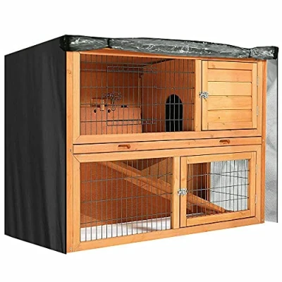 Immagine di BUNNY BUSINESS Copertura Universale della Doppia conigliera, Resistente all&#039;umidità 420D, Marrone
