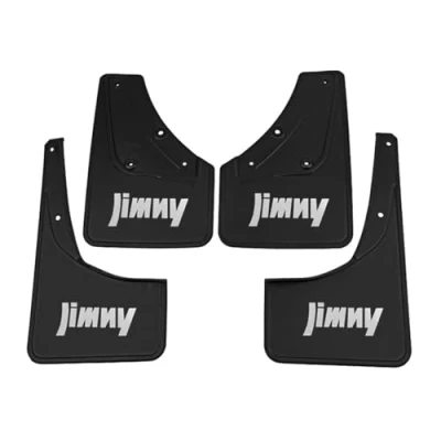 Immagine di HEPBAK 4 Pezzi Auto Parafanghi per Suzuki Jimny 2019 2023, Anteriore Posteriore Paraspruzzi Impermeabile Antispruzzo Parafango