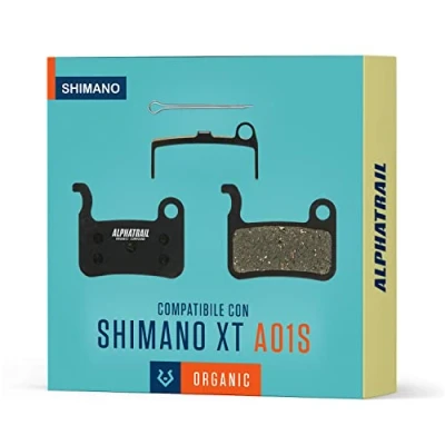 Immagine di MTB pastiglie freno per freni Shimano A01S Deore XT XTR SLX Saint I Resina ad alte prestazioni Durevole e perfetta bike mountain 1 coppia di a disco organiche