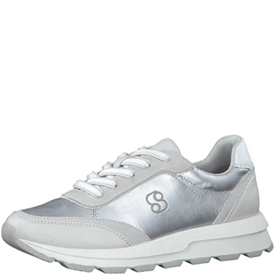 Immagine di s.Oliver Sneakers basse, Donna, Taglia: 36, Silver comb Finta pelle / tessuto