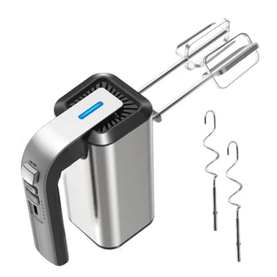 Immagine di VOLTIX Sbattitore Elettrico 800W con 5 Velocità e Funzione Turbo, Frusta Elettrica 2 Fruste &amp; Ganci in Acciaio Inox, Pulsante di Espulsione, Perfetto per Uova, Torte, Pane Impasti