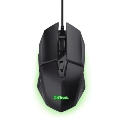 Immagine di GXTrust 1109 Vylax Mouse Gaming con 6 Pulsanti Programmabili, Software Incluso, Illuminazione LED Multicolore, 200 6400 DPI, Filo USB 150 cm per PC Portatile Computer, Nero