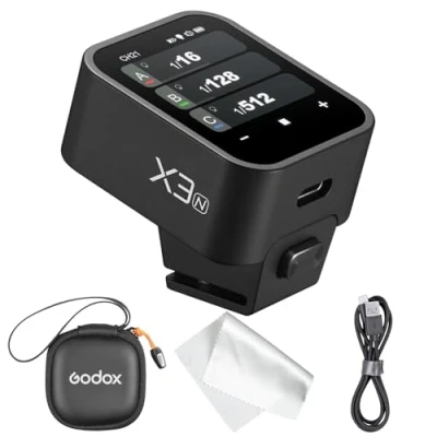 Immagine di godox X3 N TTL trigger flash wireless, compatibile con fotocamera Canon, trasmettitore OLED Touchscreen X3N, batteria al litio integrata, supporto ricarica rapida, conversione TCM